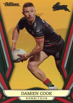 2023 NRL Traders Titanium - Gold Pearl Special #GS114 Damien Cook Front